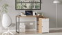Hanah Home Nor1-Sw Escritorio de Estudio Natural y Blanco